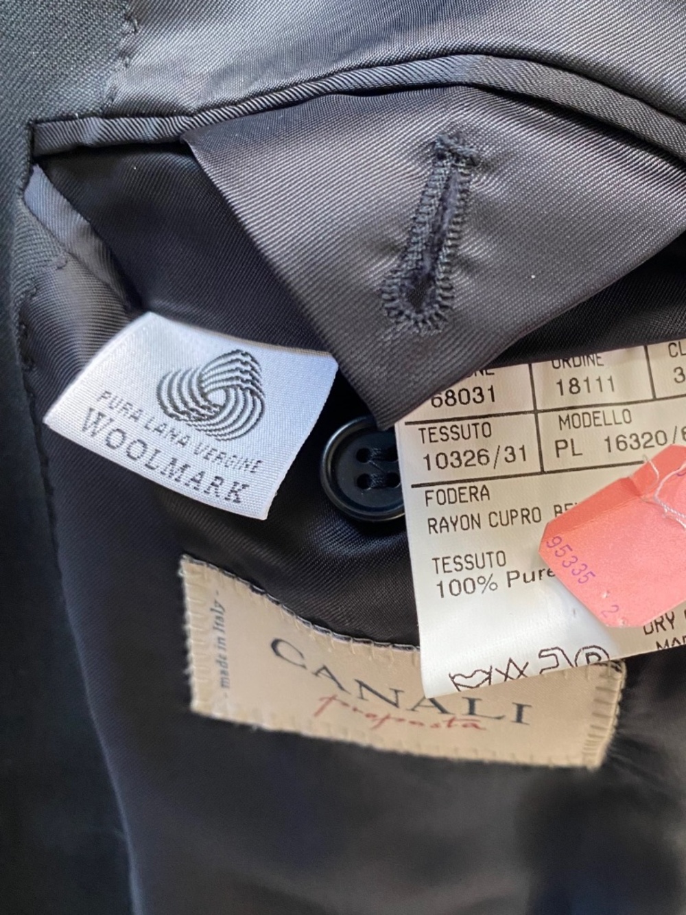 Canali Proposta, Made in Italy, 100% Wool Suit, Size 54R EU, 44R US - Picture 12 of 13